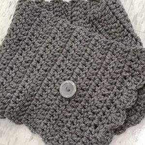 Handmade crochet cowl